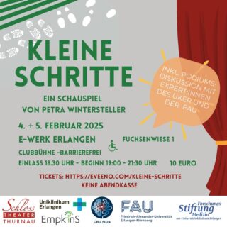 Zum Artikel "Theaterstück „Kleine Schritte“ in Erlangen"